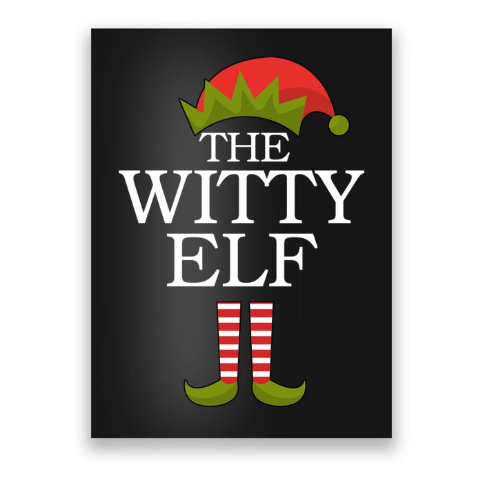 The Witty Elf Matching Christmas Poster