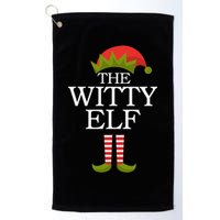 The Witty Elf Matching Christmas Golf Towel
