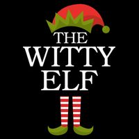 The Witty Elf Matching Christmas Kids Long Sleeve Shirt