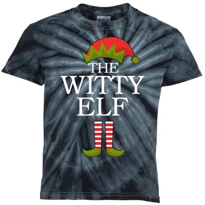 The Witty Elf Matching Christmas Kids Tie-Dye T-Shirt