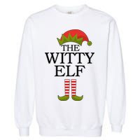 The Witty Elf Matching Christmas Garment-Dyed Sweatshirt