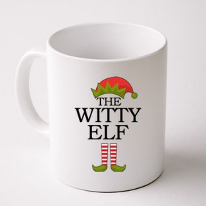 The Witty Elf Matching Christmas Coffee Mug