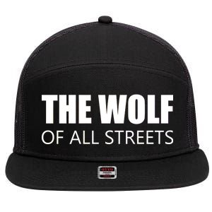 The Wolf of All Streets 7 Panel Mesh Trucker Snapback Hat