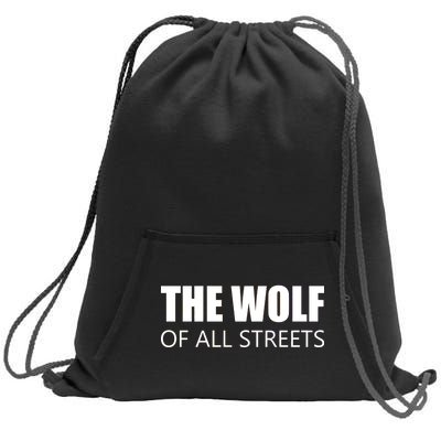 The Wolf of All Streets Sweatshirt Cinch Pack Bag