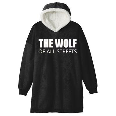 The Wolf of All Streets Hooded Wearable Blanket