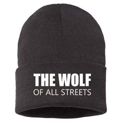 The Wolf of All Streets Sustainable Knit Beanie