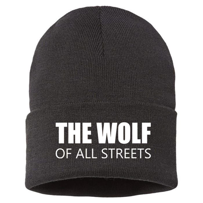 The Wolf of All Streets Sustainable Knit Beanie