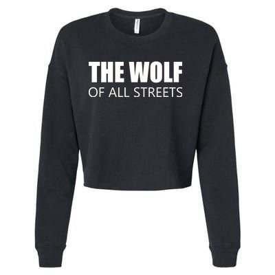 The Wolf of All Streets Cropped Pullover Crew