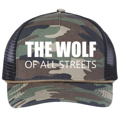 The Wolf of All Streets Retro Rope Trucker Hat Cap