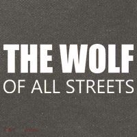 The Wolf of All Streets Cotton Canvas Backpack