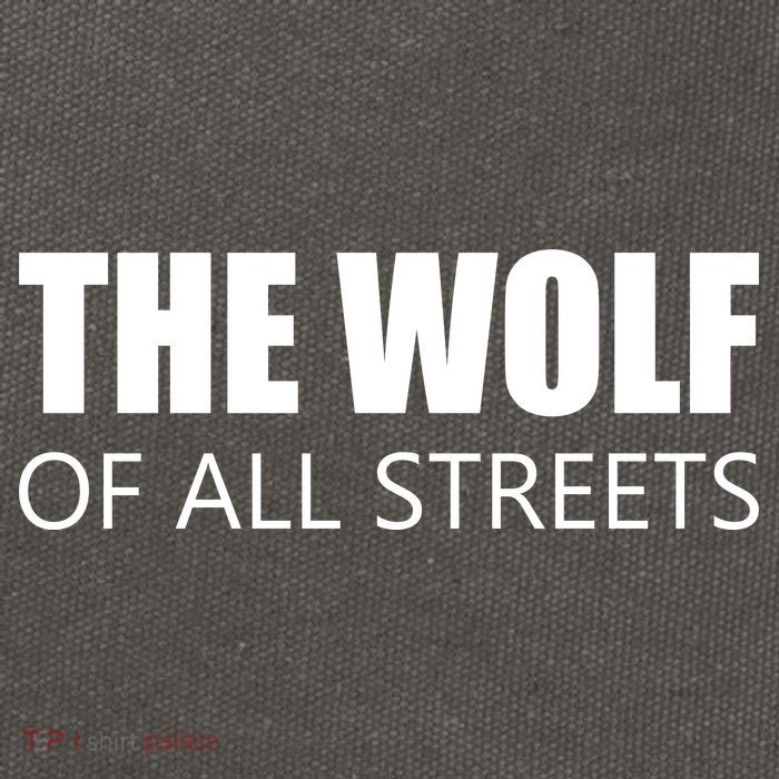 The Wolf of All Streets Cotton Canvas Backpack