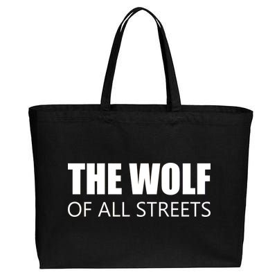 The Wolf of All Streets Cotton Canvas Jumbo Tote