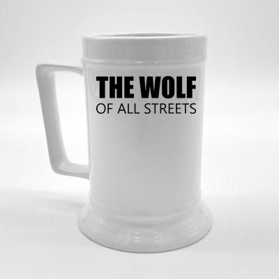 The Wolf of All Streets Beer Stein