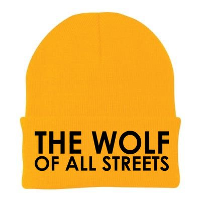 The Wolf of All Streets Classic Logo Knit Cap Winter Beanie