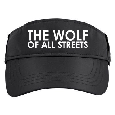 The Wolf of All Streets Classic Logo Adult Drive Performance Visor