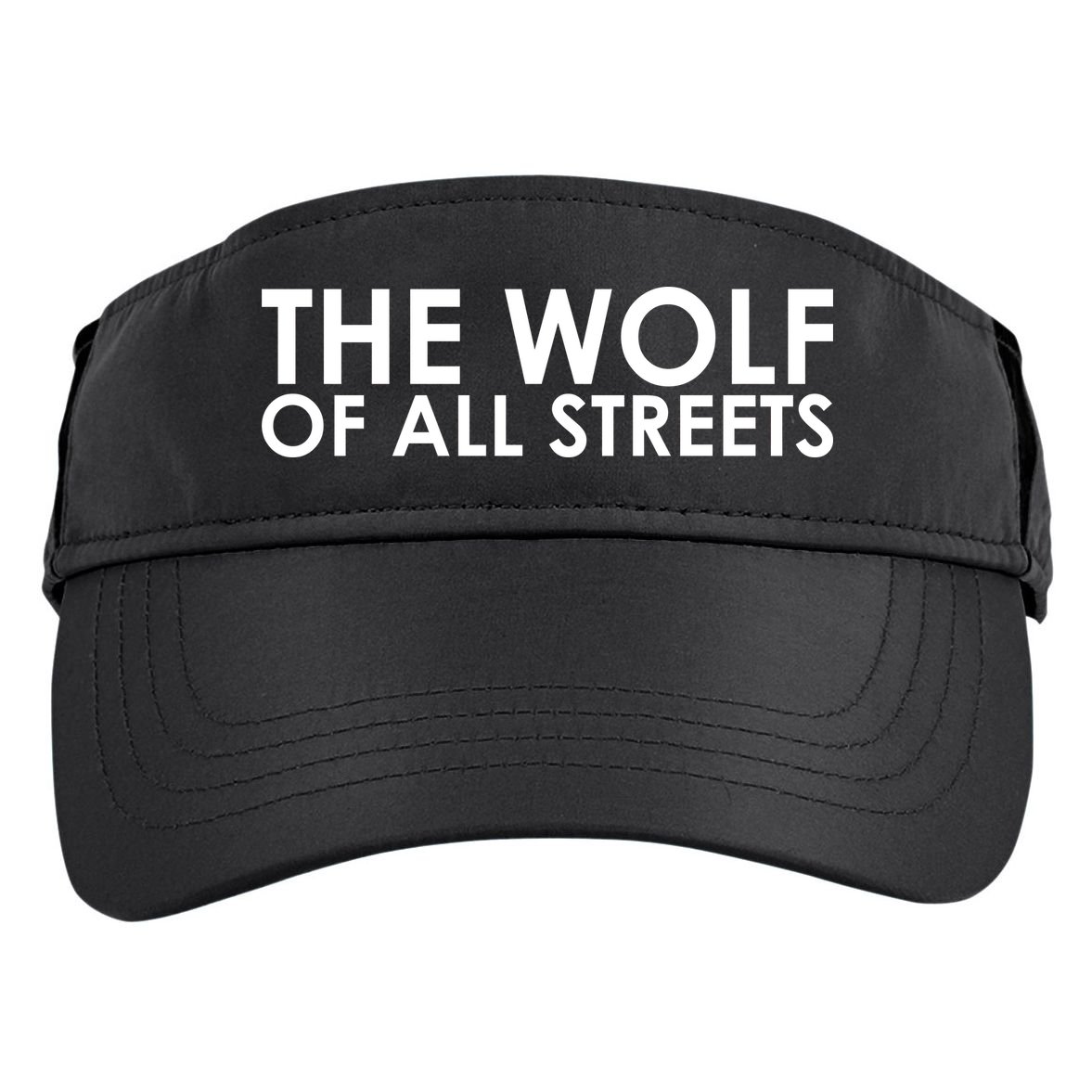 The Wolf of All Streets Classic Logo Adult Drive Performance Visor