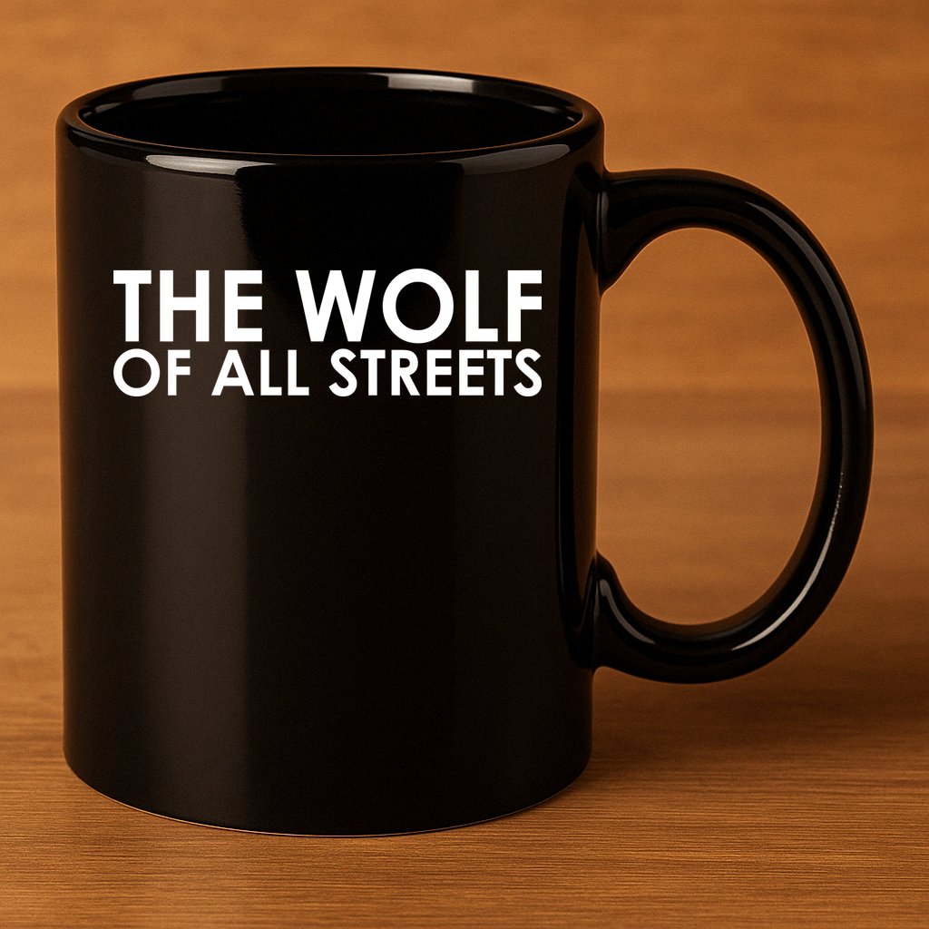 The Wolf of All Streets Classic Logo 11oz C Handle Ceramic Mug