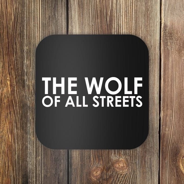 The Wolf of All Streets Classic Logo Coaster