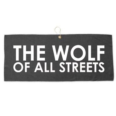 The Wolf of All Streets Classic Logo Large Microfiber Waffle Golf Towel