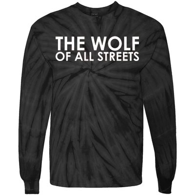 The Wolf of All Streets Classic Logo Tie-Dye Long Sleeve Shirt