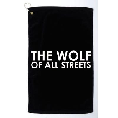 The Wolf of All Streets Classic Logo Platinum Collection Golf Towel