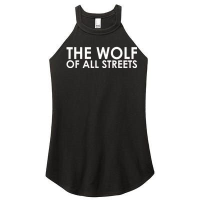 The Wolf of All Streets Classic Logo Women’s Perfect Tri Rocker Tank