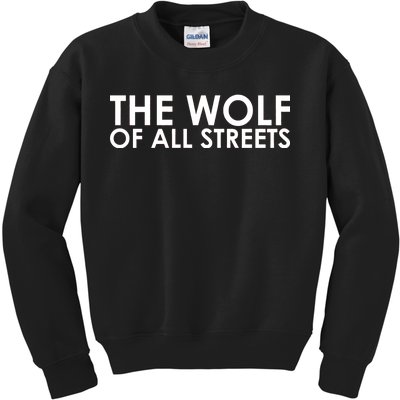 The Wolf of All Streets Classic Logo Kids Sweatshirt