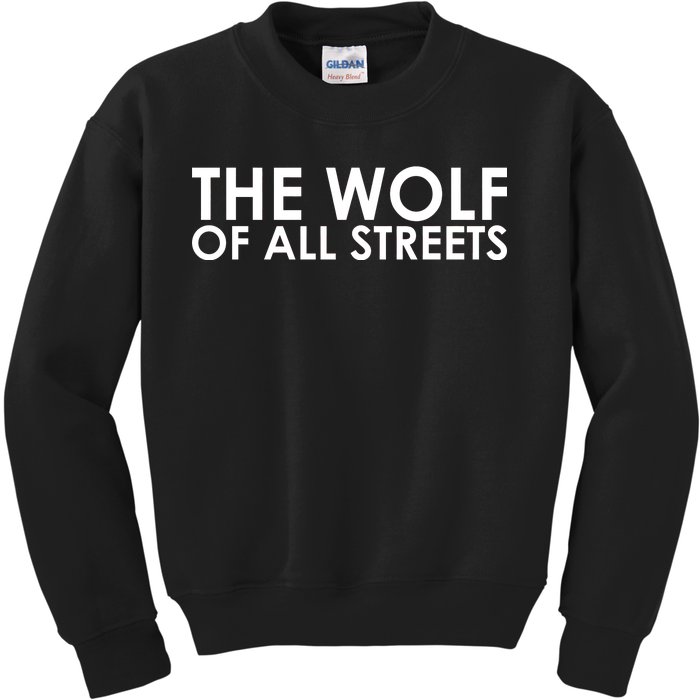 The Wolf of All Streets Classic Logo Kids Sweatshirt