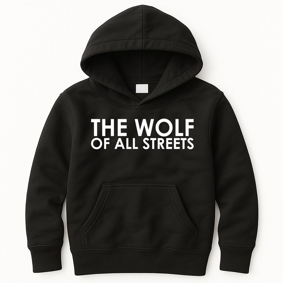 The Wolf of All Streets Classic Logo Kids Hoodie