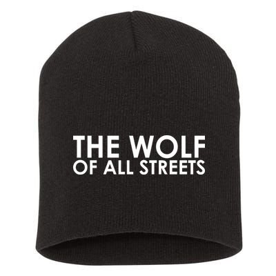The Wolf of All Streets Classic Logo Short Acrylic Beanie