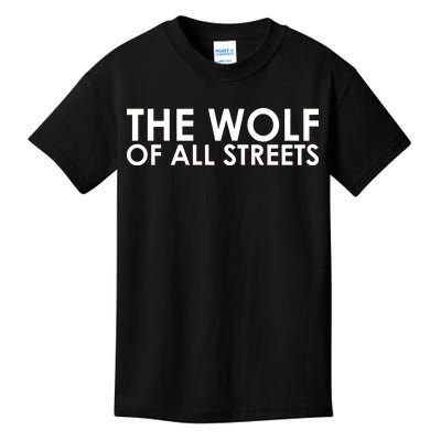 The Wolf of All Streets Classic Logo Kids T-Shirt