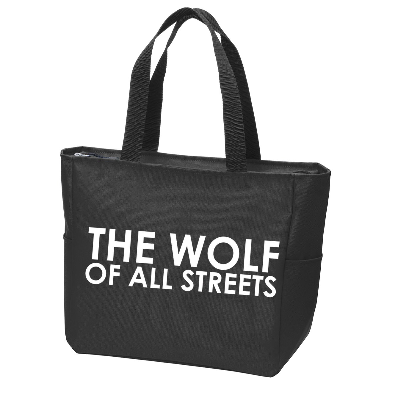 The Wolf of All Streets Classic Logo Zip Tote Bag