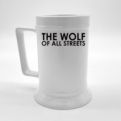 The Wolf of All Streets Classic Logo Beer Stein