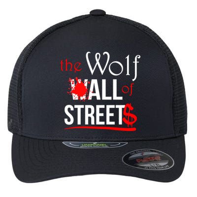 The Wolf of All Streets Wall Street Flexfit Unipanel Trucker Cap