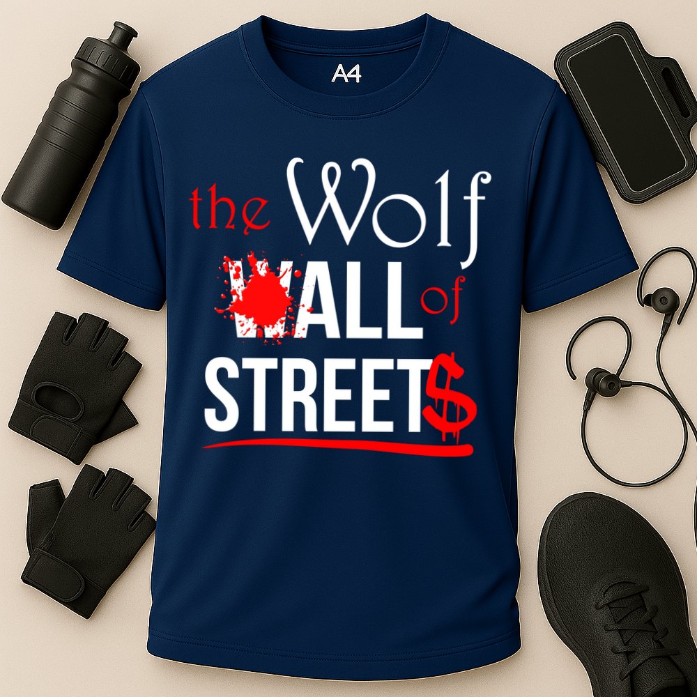 The Wolf of All Streets Wall Street Cooling Performance Crew T-Shirt