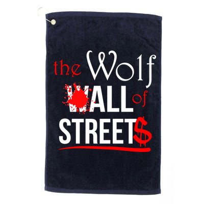 The Wolf of All Streets Wall Street Golf Towel