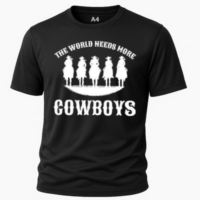 The World Needs More Cowboys Cooling Performance Crew T-Shirt