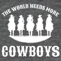 The World Needs More Cowboys Baby Bodysuit