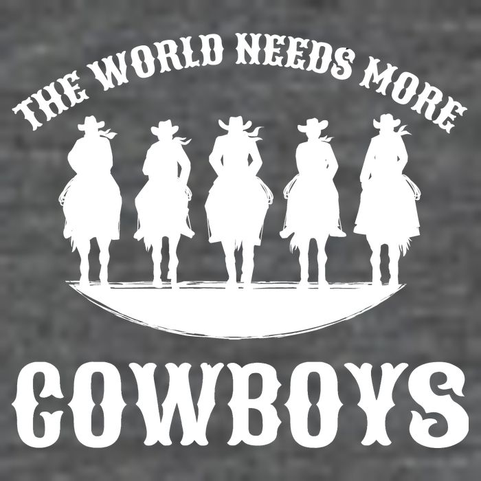 The World Needs More Cowboys Wool Snapback Cap