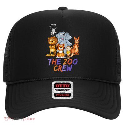 The Zoo Crew High Crown Mesh Back Trucker Hat