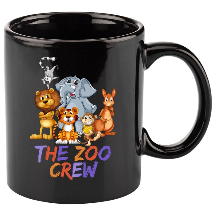 The Zoo Crew 11oz C Handle Ceramic Mug
