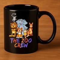 The Zoo Crew 11oz C Handle Ceramic Mug
