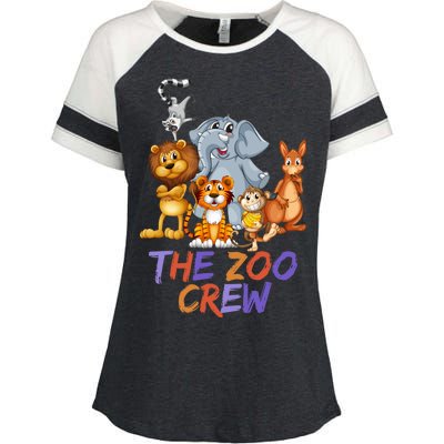 The Zoo Crew Enza Ladies Jersey Colorblock Tee