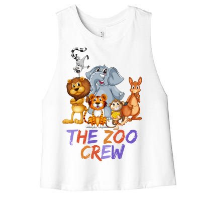 The Zoo Crew Women's Racerback Cropped Tank