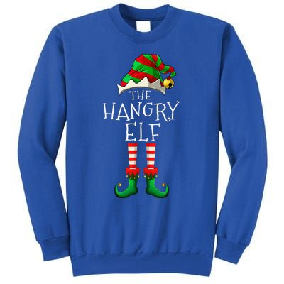 The Hangry Elf Family Matching Funny Christmas Costume Tall Sweatshirt