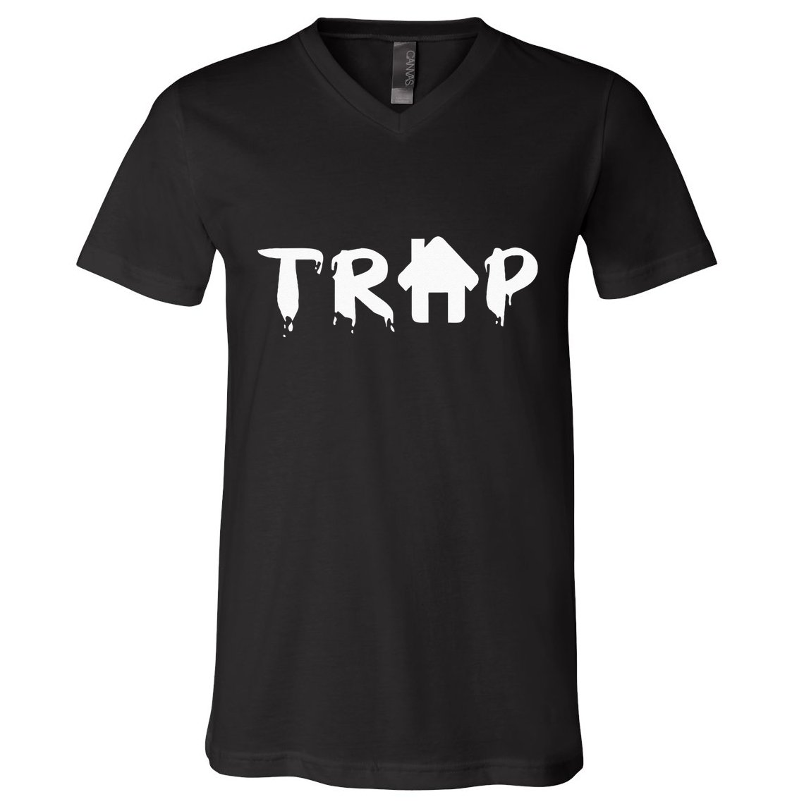 Trap House EDM Rave Festival Costume Outfit Dance Music V-Neck T-Shirt