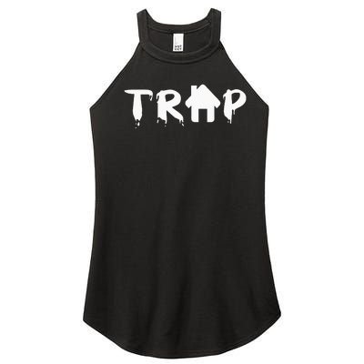 Trap House EDM Rave Festival Costume Outfit Dance Music Women’s Perfect Tri Rocker Tank