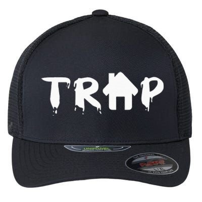 Trap House EDM Rave Festival Costume Outfit Dance Music Flexfit Unipanel Trucker Cap