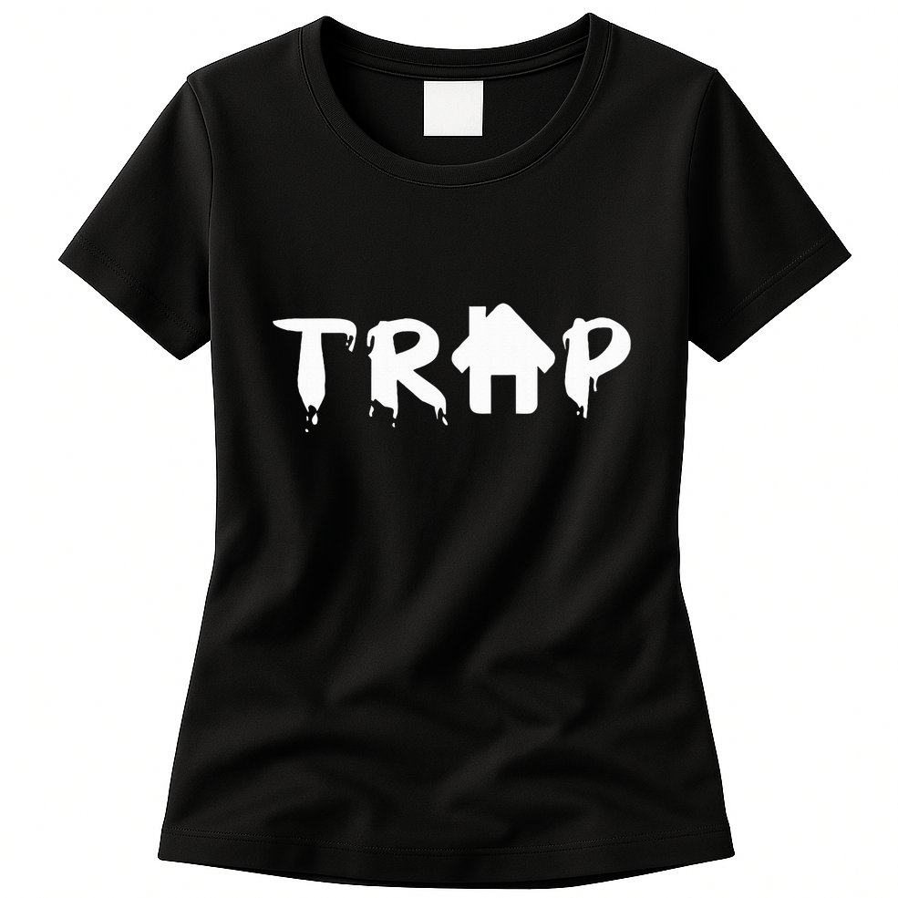 Trap House Edm Rave Festival Costume Outfit Dance Music Womens T-Shirt