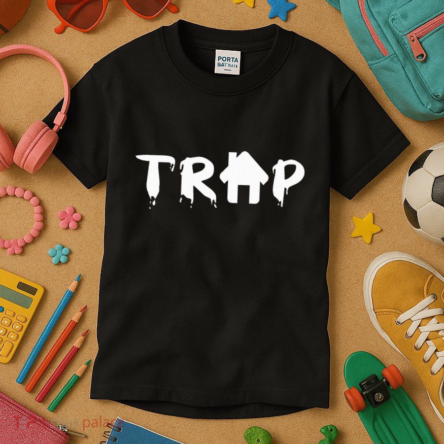 Trap House Edm Rave Festival Costume Outfit Dance Music Kids T-Shirt